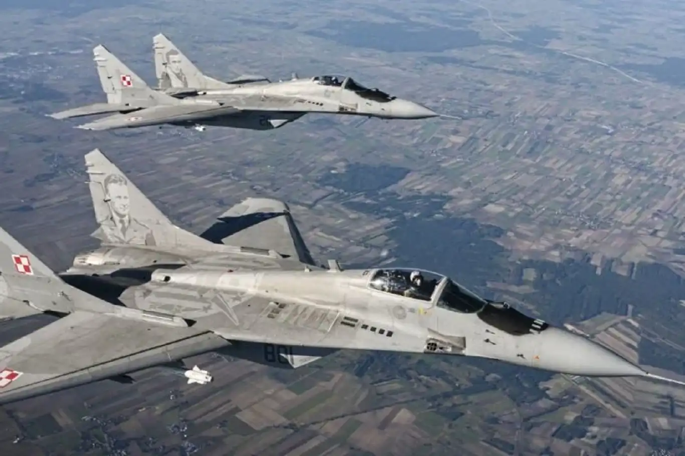 Polish MiG-29 jets intercept Russian reconnaissance aircraft over Baltic Sea Polish MiG-29 jets intercept Russian reconnaissance aircraft over Baltic Sea