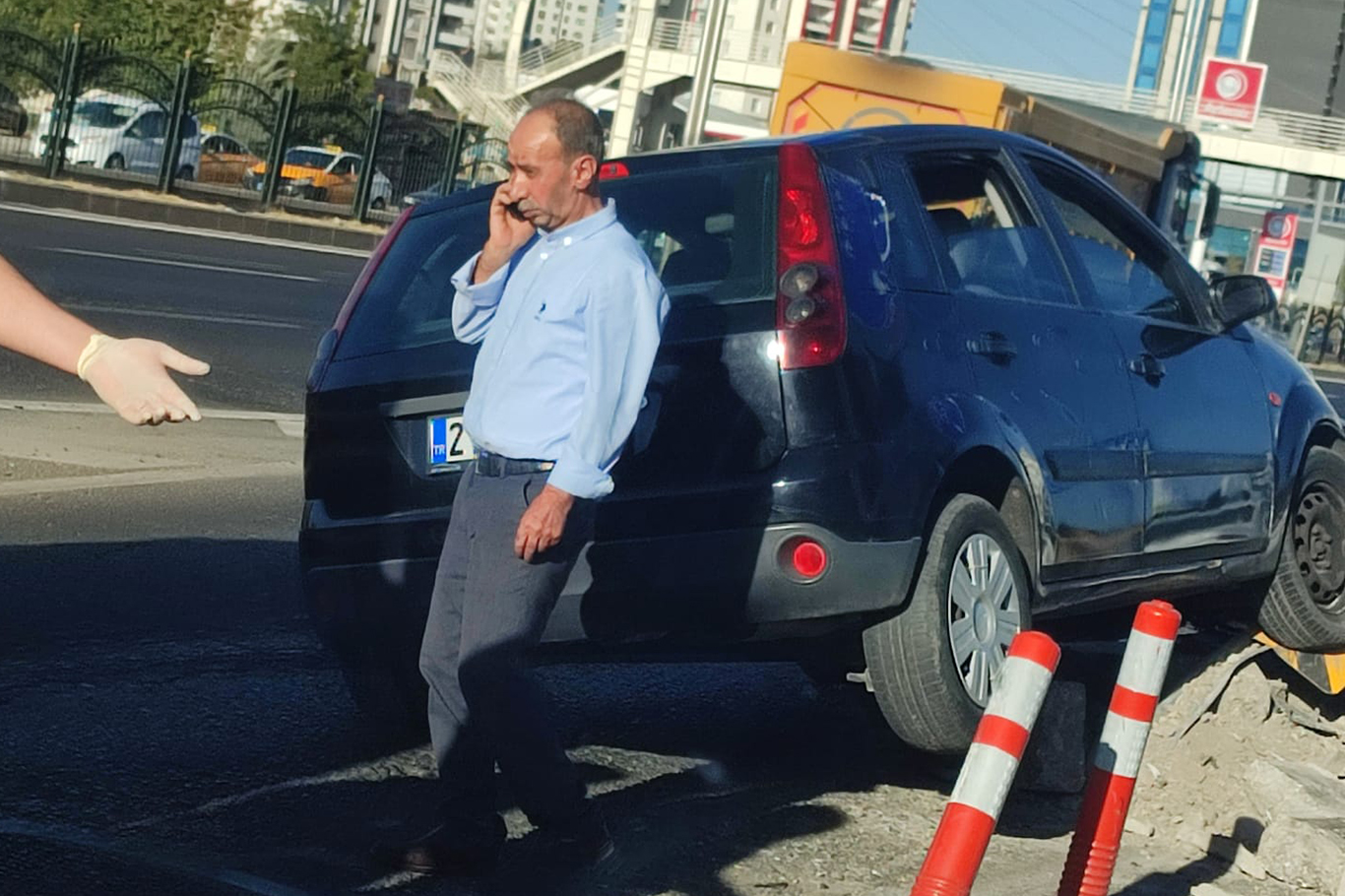 Diyarbakır'da maddi hasarlı kaza