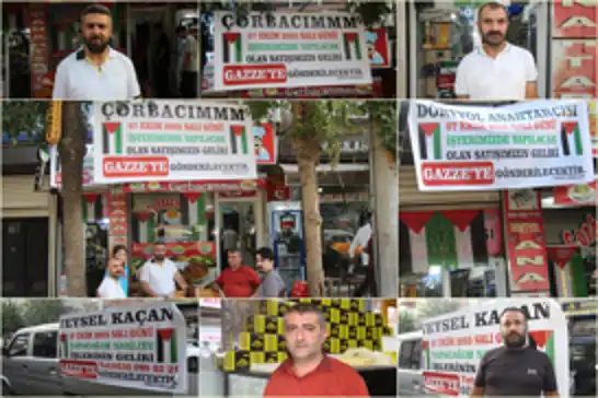 Esnaflardan ortak karar: 7 Ekim’de tüm gelirler Gazze’ye bağışlanacak