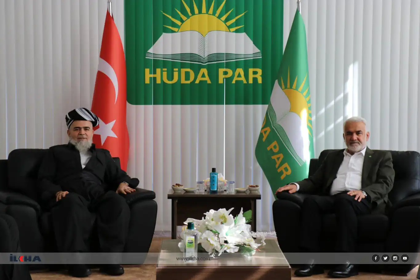 سەرۆکی گشتی هودا پار پێشوازی دەکات لە سەرۆکی کۆمەڵی دادگەریی کوردستان