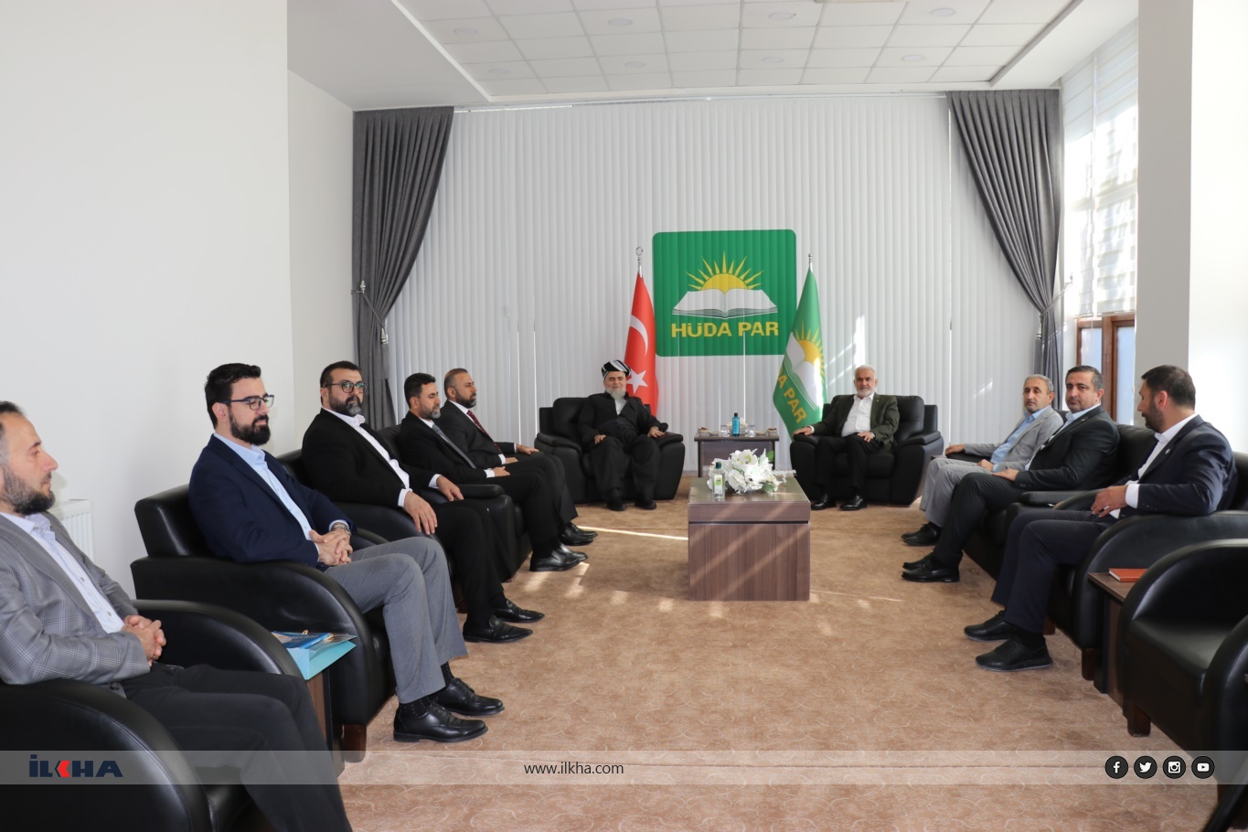 Serokê Giştî yê HUDA PARê Yapicioglu, Serokê Giştî yê Komela Dadgerî Bapîr qebûl kir Serokê Giştî yê HUDA PARê Yapicioglu, Serokê Giştî yê Komela Dadgerî Bapîr qebûl kir