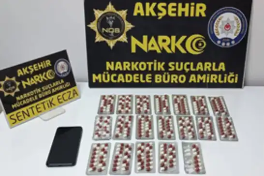 Konya Akşehir’de uyuşturucu operasyonu: Bir tutuklama