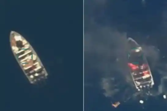 الولايات المتحدة تغرق قارباً آخراً في المحيط الهادئ