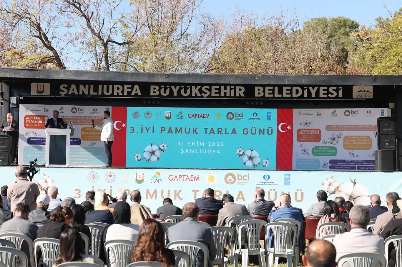 Şanlıurfa’da “3. İyi Pamuk Tarla Günü” etkinliği düzenlendi Şanlıurfa’da “3. İyi Pamuk Tarla Günü” etkinliği düzenlendi