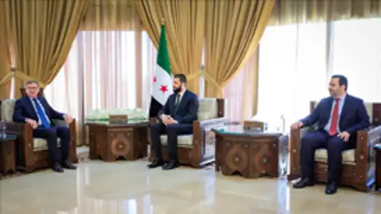 الرئيس السوري يستقبل وزير الخارجية الألماني ويبحث معه تعزيز التعاون الثنائي