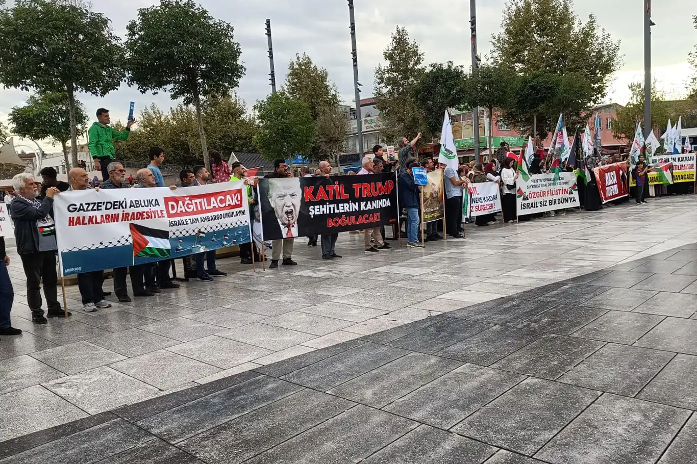 Sakarya'da Gazze ve Sumud Filosu için yürüyüş
