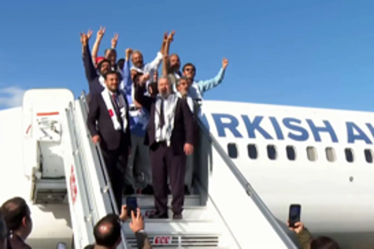 137 activists arrive in Istanbul after Israeli piracy in international waters