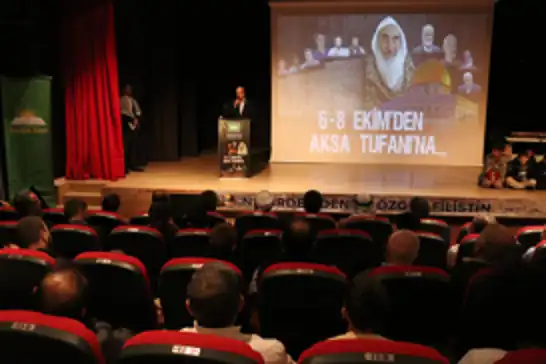 İstanbul'da "6-8 Ekim'den Aksa Tufan'ıma" programı düzenlendi