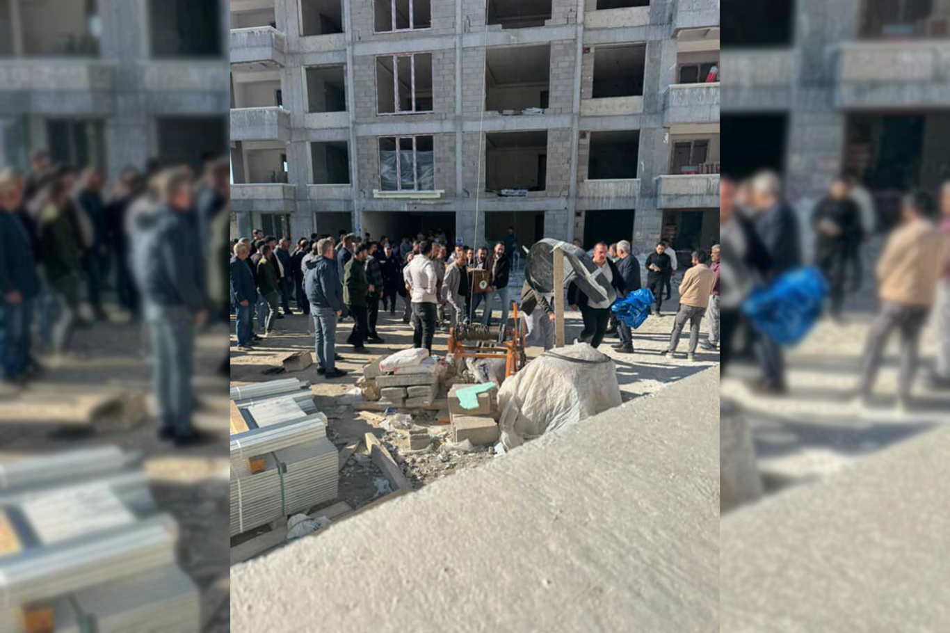 Ankara'da inşaat asansöründen düşen 2 işçi hayatını kaybetti Ankara'da inşaat asansöründen düşen 2 işçi hayatını kaybetti