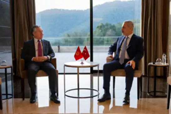 Dışişleri Bakanı Hakan Fidan, Kırgız mevkidaşı Kulubayev ile görüştü