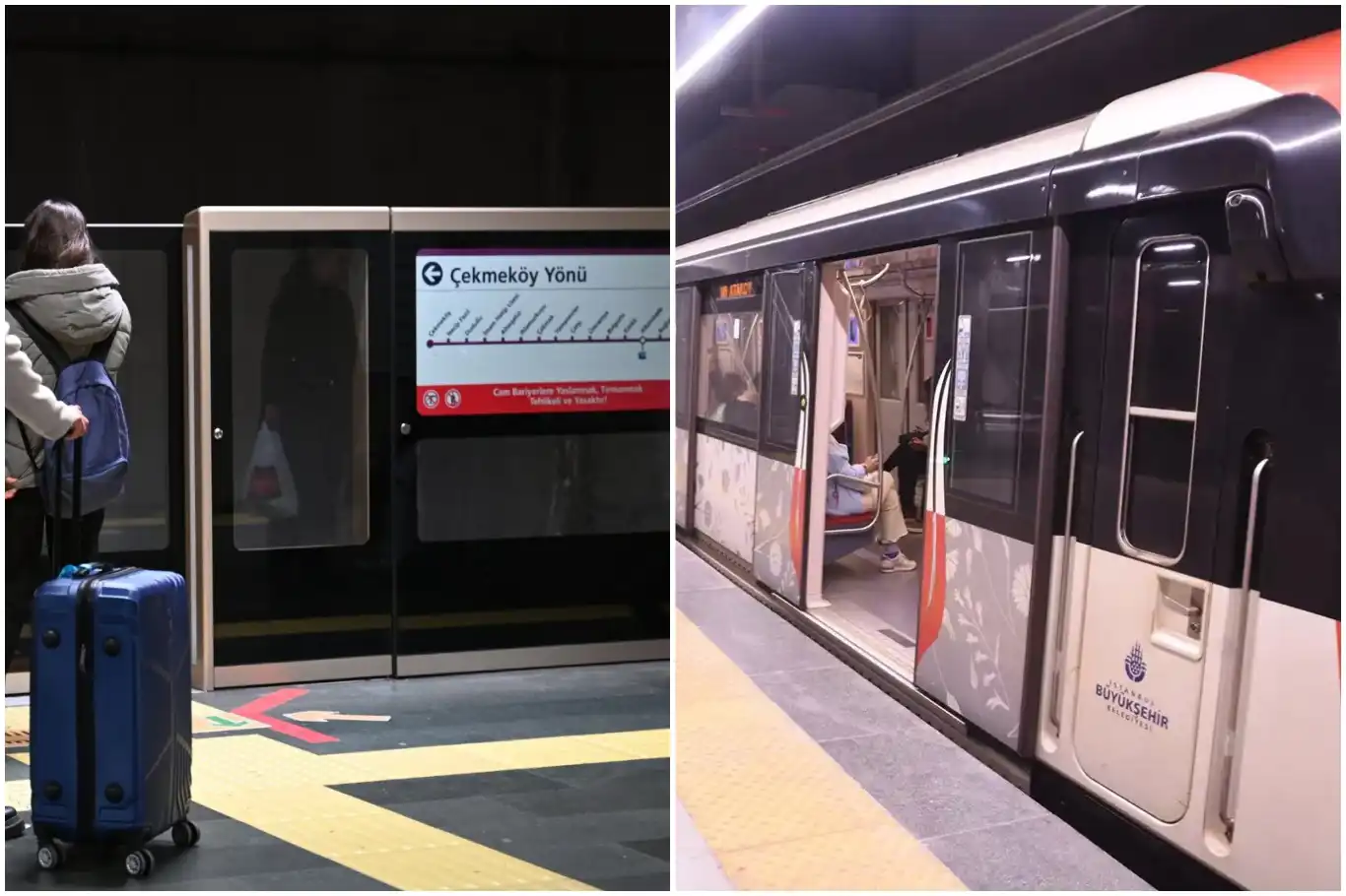 Metro İstanbul birden fazla valiz taşıyan yolculardan ek ücret alacak Metro İstanbul birden fazla valiz taşıyan yolculardan ek ücret alacak