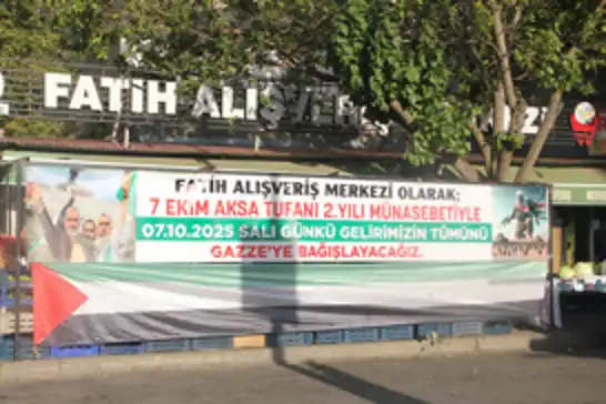 Bingöllü esnaf 7 Ekim'de elde edilecek tüm geliri Gazze'ye bağışlayacağını açıkladı