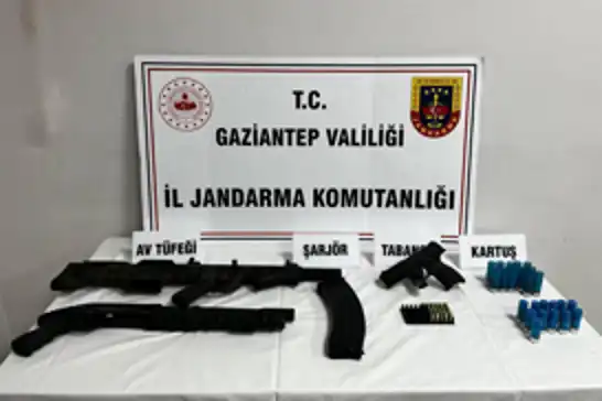 Gaziantep'te silah kaçakçılığı operasyonunda 3 tutuklu