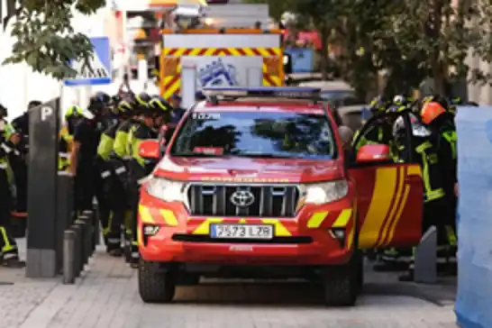 Two dead, ten injured as building collapses in central Madrid