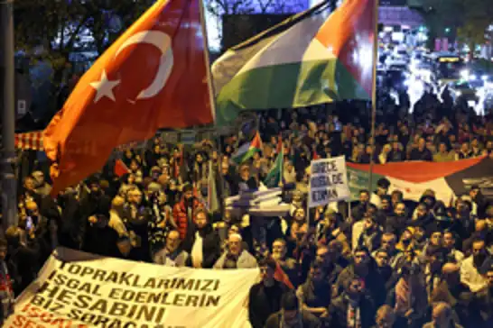 İşgal konsolosluğunda "Özgürlük Filosu" eylemi