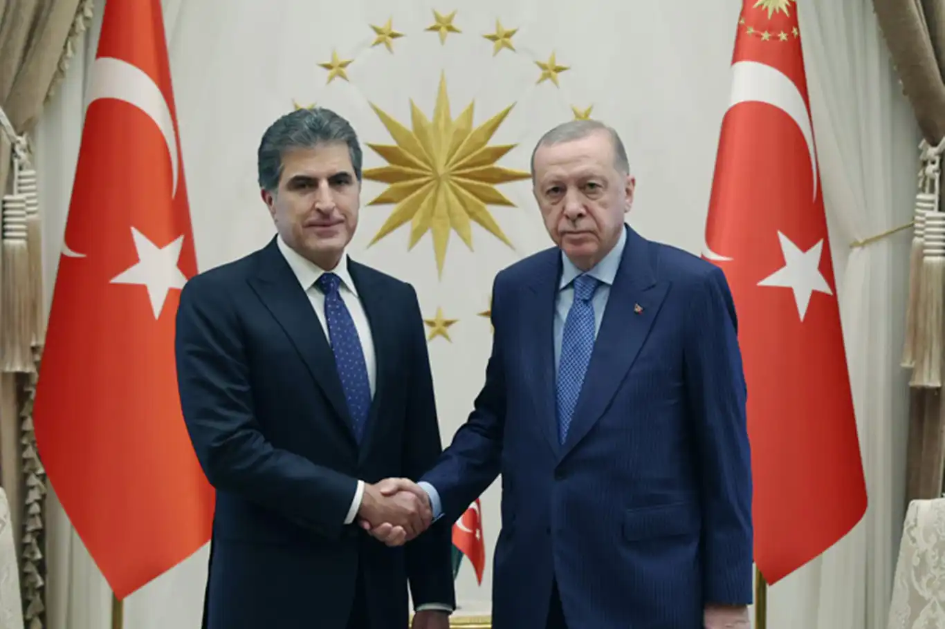Cumhurbaşkanı Erdoğan, Barzani’yi kabul etti Cumhurbaşkanı Erdoğan, Barzani’yi kabul etti