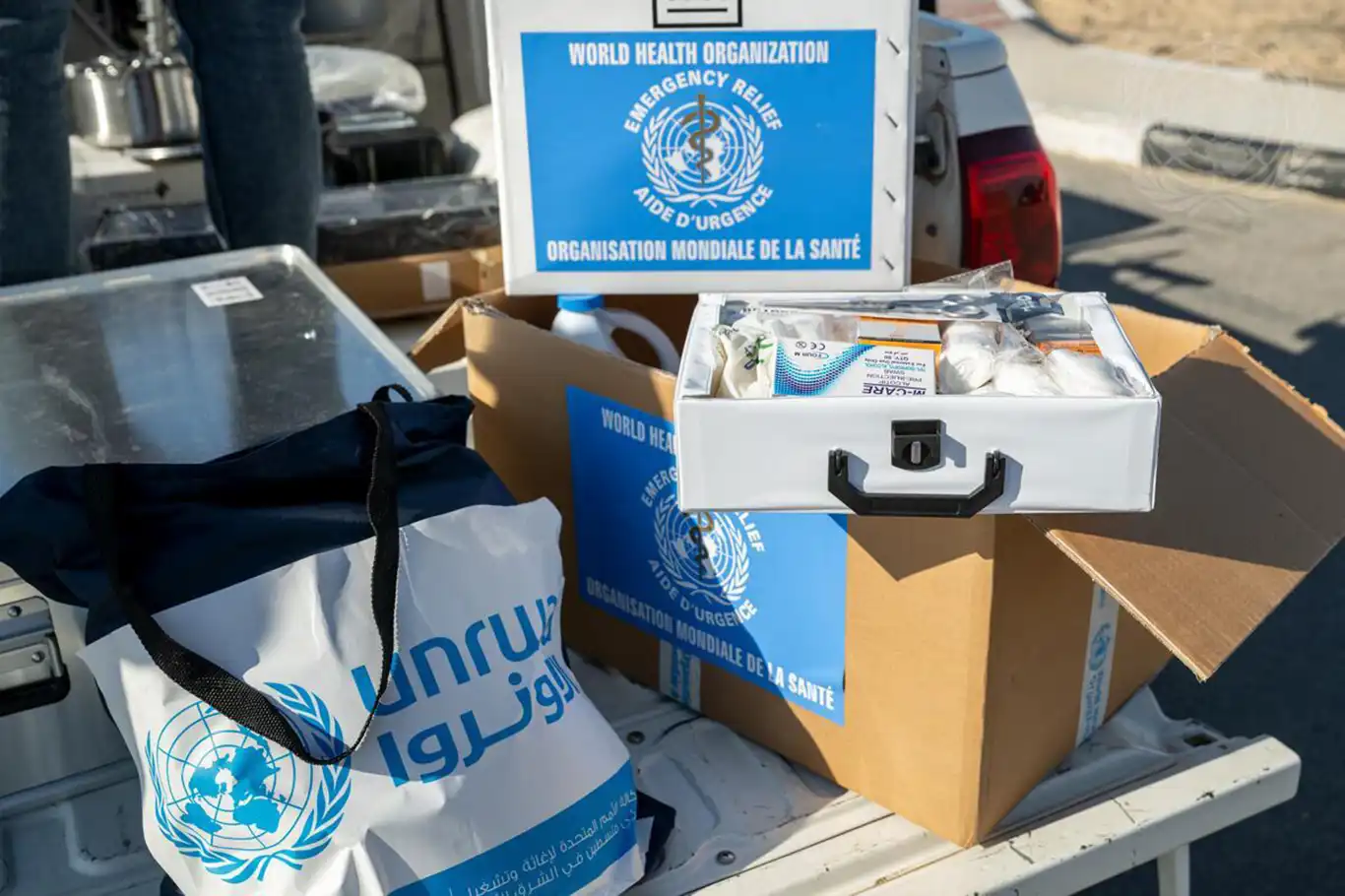 UNRWA: Gazze’ye gönderilmek üzere gıda, ilaç ve temel ihtiyaç malzemeleri hazırlandı UNRWA: Gazze’ye gönderilmek üzere gıda, ilaç ve temel ihtiyaç malzemeleri hazırlandı