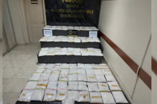 Sakarya'da 100 kilogram metamfetamin ele geçirildi