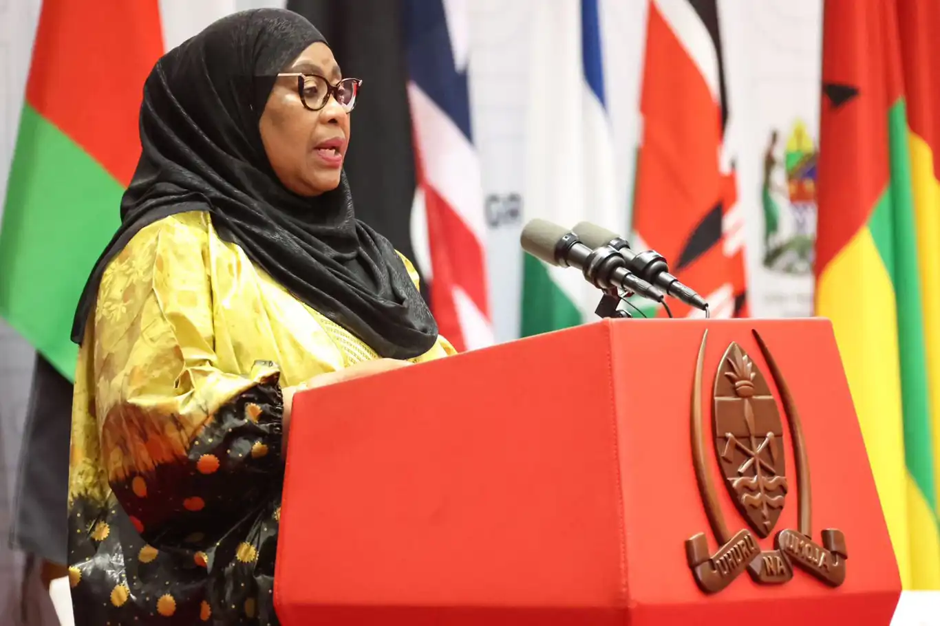 Tanzanya'nın kadın cumhurbaşkanı adayı, seçimleri yaklaşık yüzde 98 oranla kazandı Tanzanya'nın kadın cumhurbaşkanı adayı, seçimleri yaklaşık yüzde 98 oranla kazandı