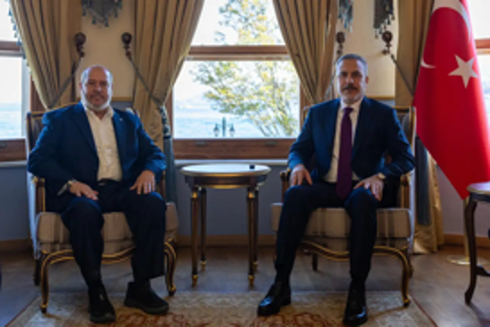 Turkish FM Hakan Fidan meets Hamas delegation in Istanbul