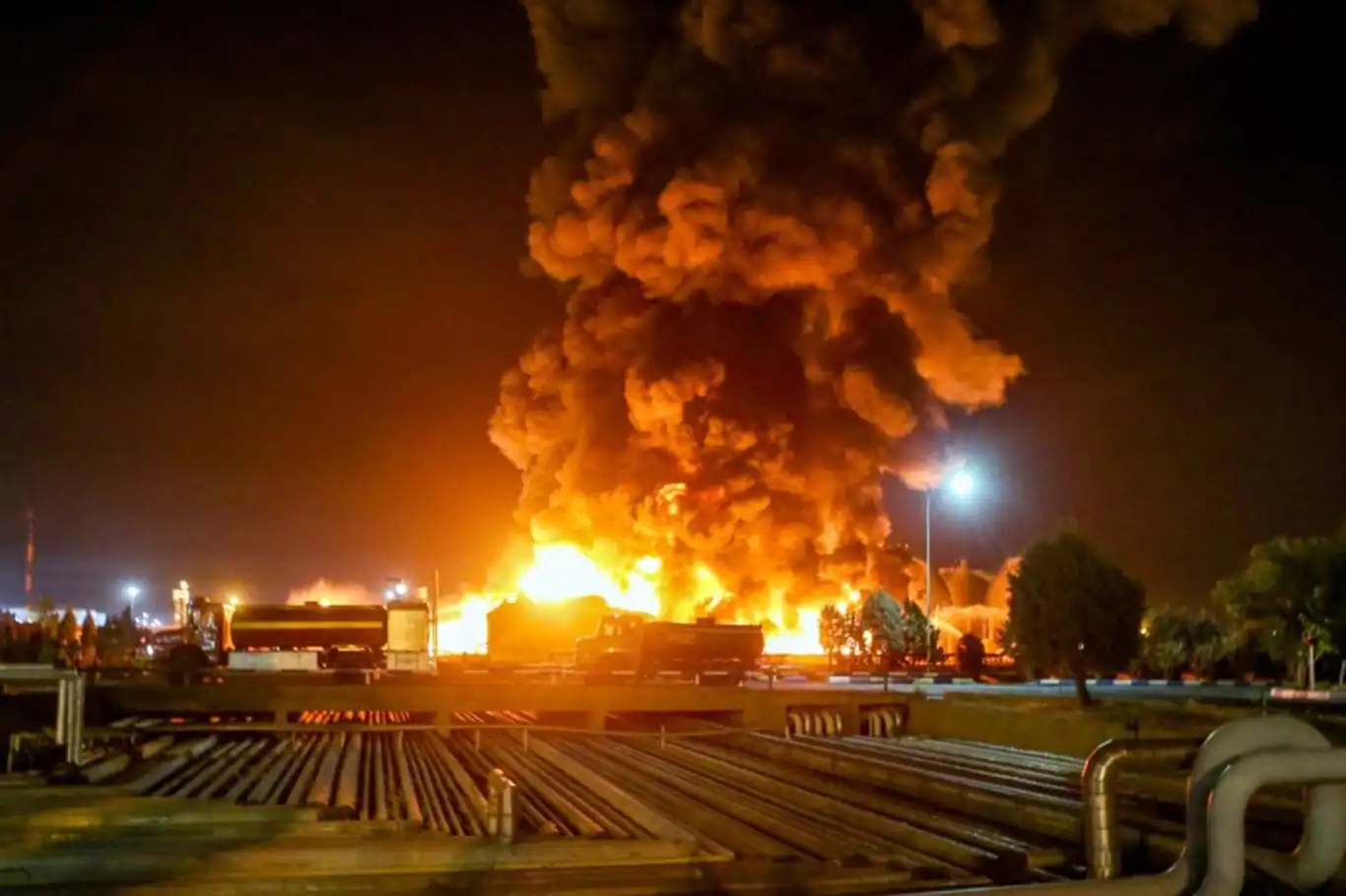 İran'da LPG dolum tesisinde patlama: 9 yaralı İran'da LPG dolum tesisinde patlama: 9 yaralı