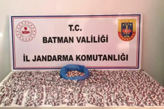 Batman'da uyuşturucu hap operasyonu