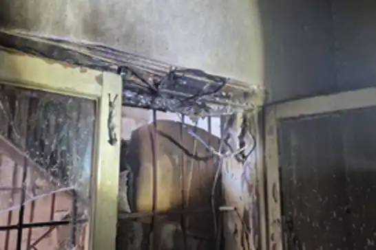 Batman’da iki katlı evde yangın