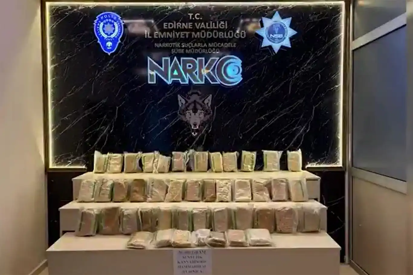 Kapıkule’de 66 kilo uyuşturucu ham maddesi ele geçirildi