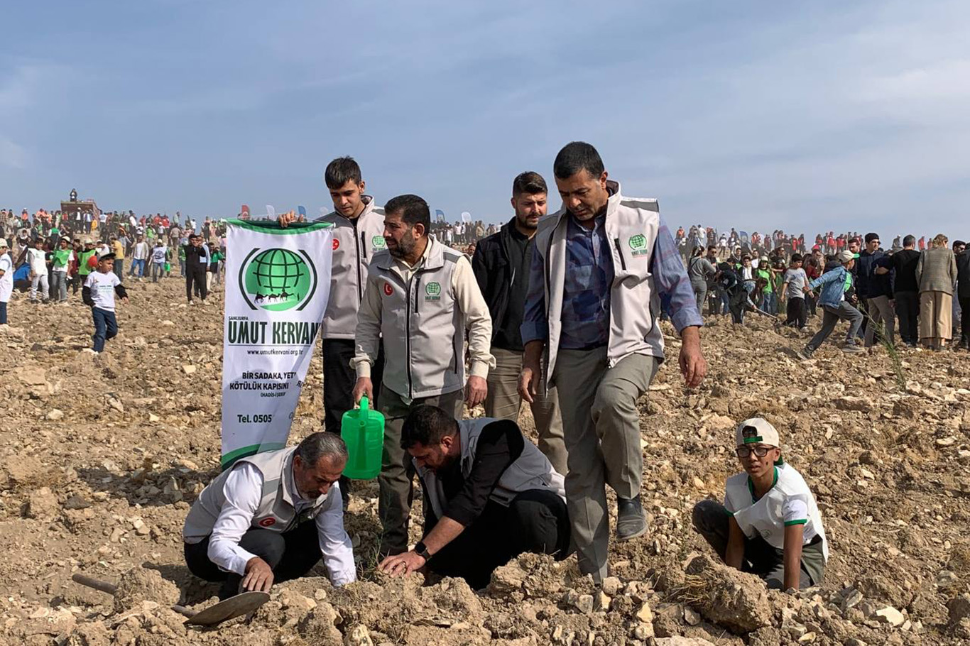 Şanlıurfa'da Umut Kervanı’ndan “Geleceğe Nefes” kampanyasına destek