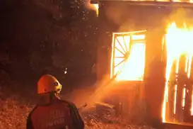 Malatya'da baraka yangını