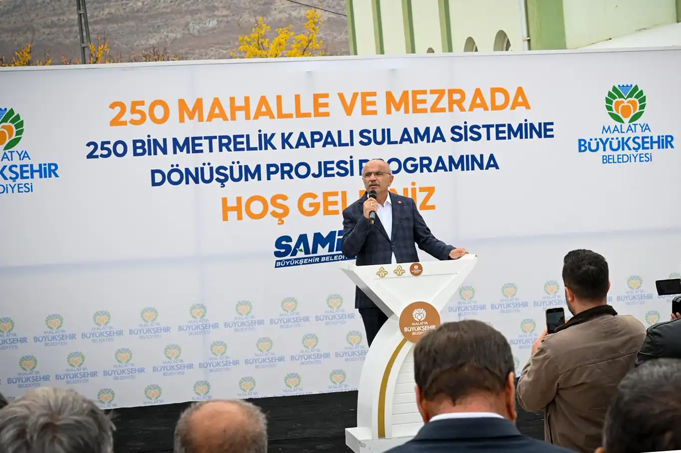 Malatya'da kuraklıkla mücadele kapsamında sulama altyapısı güçlendiriliyor