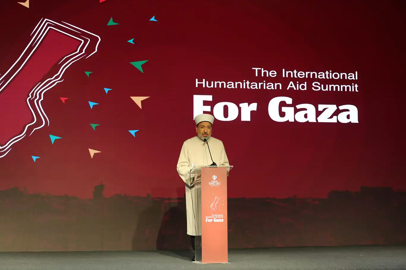 "Uluslararası Gazze İnsani Yardım Zirvesi" sonuç bildirgesinin okunmasıyla sona erdi