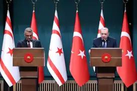 الرئيس أردوغان: الحل الأكثر واقعية لقضية قبرص يقوم على تعايش دولتين مستقلتين جنباً إلى جنب