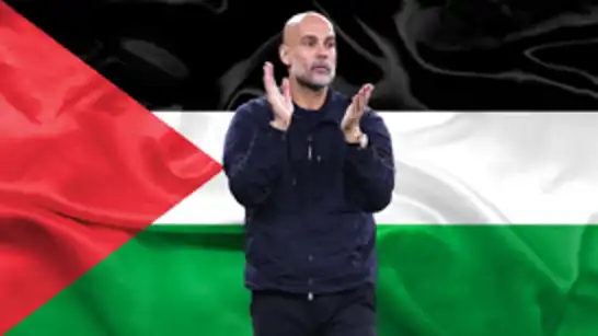 مباراة خيرية تجمع منتخبي كتالونيا وفلسطين وغوارديولا يدعو الجماهير لمساندة فلسطين 