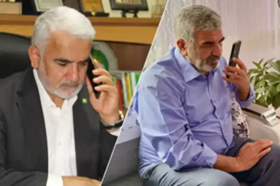 Serokê Giştî yê HUDA PARê Yapicioglu bi bavê Rojîn Kabaiş re li ser telefonê axivî