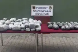 Hudut hattında 68 kilo 852 gram uyuşturucu ele geçirildi
