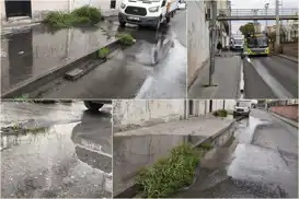 Batman'da patlayan su boruları nedeniyle tonlarca içme suyunun ziyan olması tepkilere yol açıyor