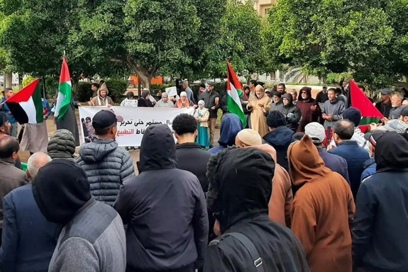 Fas'ta Gazze ve Sudan için dayanışma çağrısı