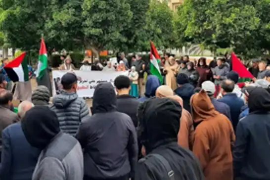 فراخوان همبستگی برای غزه و سودان در مراکش