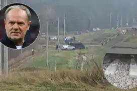 Polonya'da demir yolu hattı sabotaj sonucu tahrip oldu