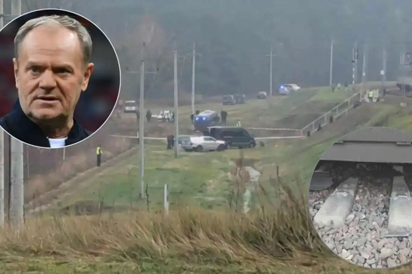 تعرّض خطٌّ للسكك الحديدية في بولندا للتخريب جرّاء عملٍ تخريبي