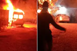 چەتەکانی جولەکە هەڵیانکوتایە سەر گوندی فەلەستینی: ماڵ و ئۆتۆمبێلەکان ئاگریان تێبەردرا