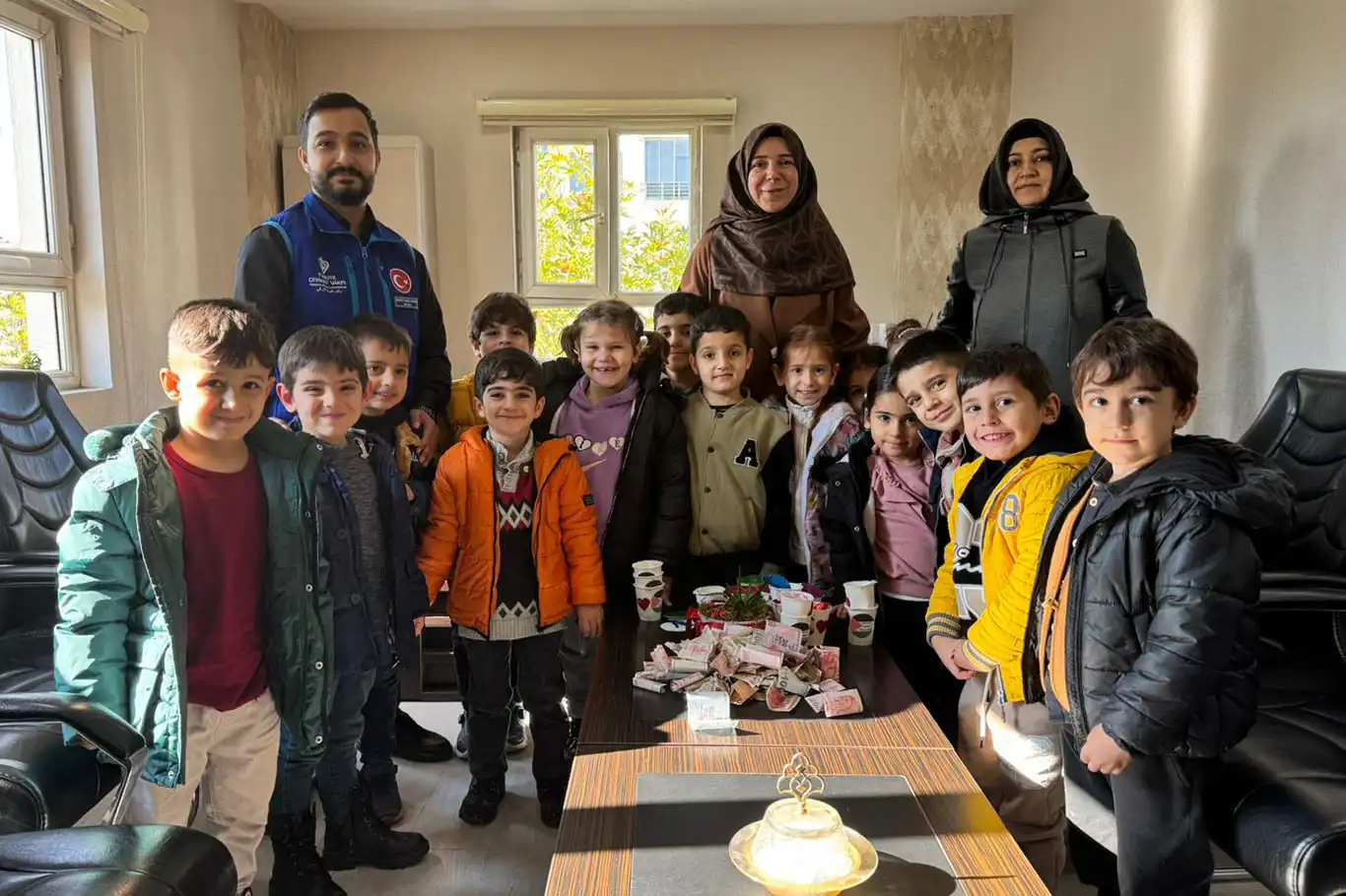 Minik yüreklerden Gazze'ye anlamlı destek