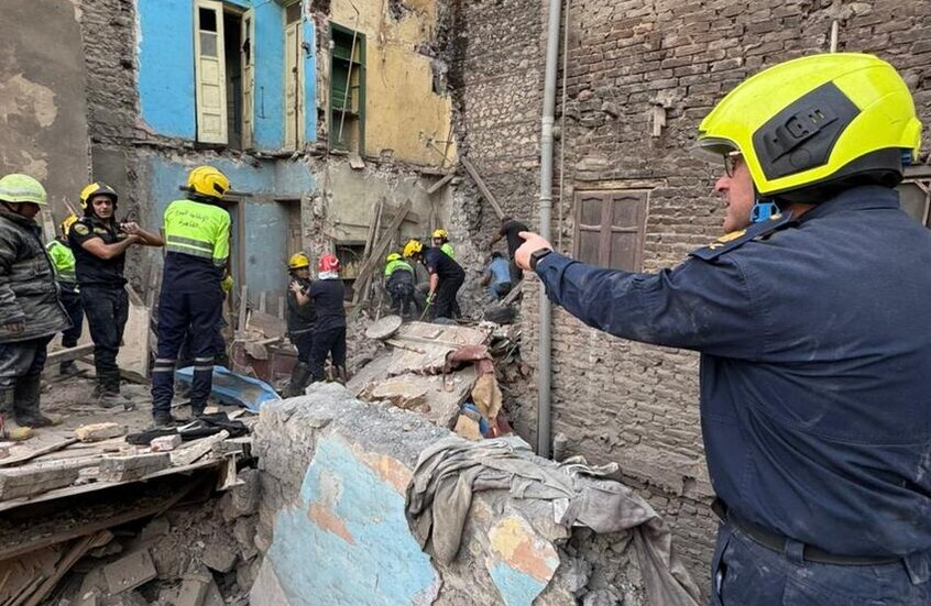 مصر.. انهيار مبنى بالقاهرة أثناء افتتاح المتحف الكبير مصر.. انهيار مبنى بالقاهرة أثناء افتتاح المتحف الكبير