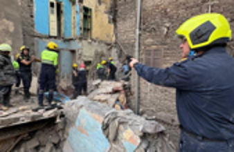 مصر.. انهيار مبنى بالقاهرة أثناء افتتاح المتحف الكبير