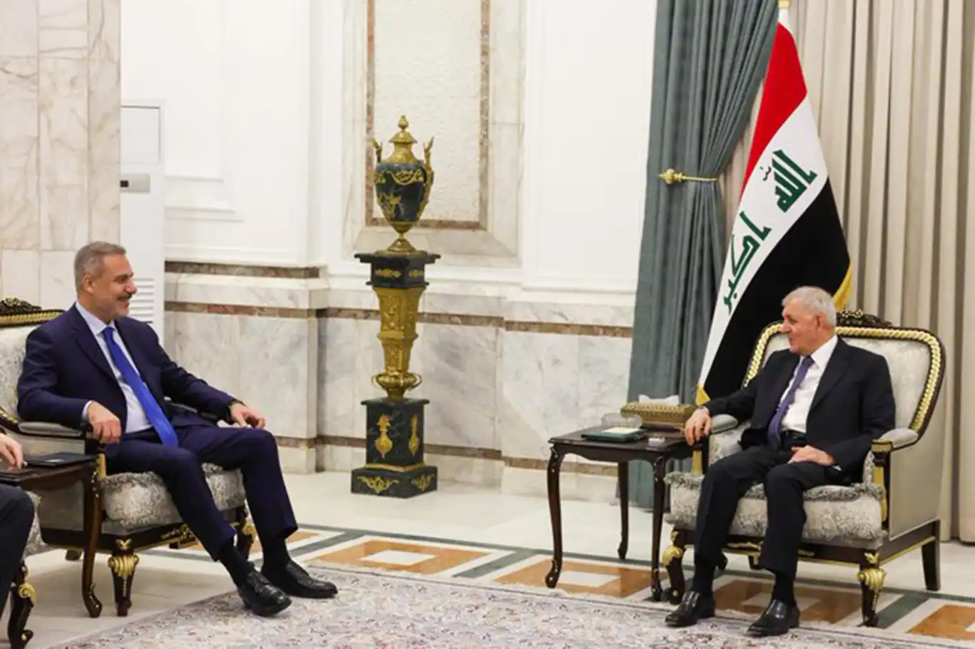 Bakan Fidan, Irak Cumhurbaşkanı Reşid tarafından kabul edildi
