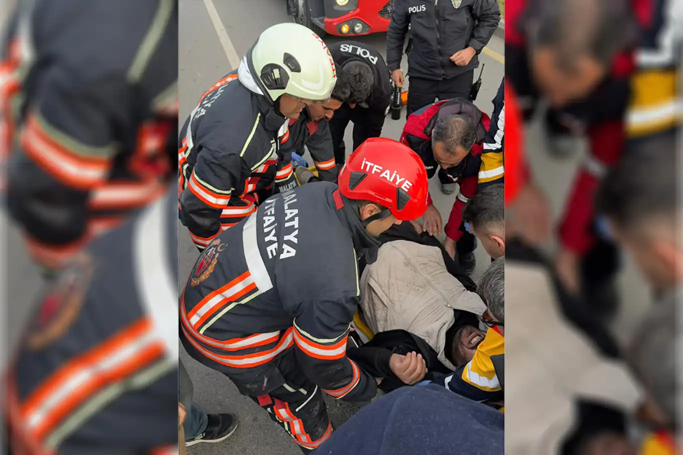 Malatya'da kamyonet ile kamyon çarpıştı: 1 yaralı