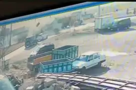 Diyarbakır’da 4 kişinin öldüğü kaza kameralara yansıdı