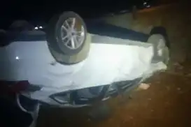 Mardin’de kontrolden çıkan otomobil takla attı: 7 yaralı 