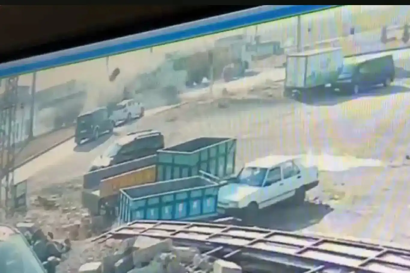 Qezaya ku li Dîyarbekirê tê de 4 kes mirin, bi kamerayan hat qeydkirin